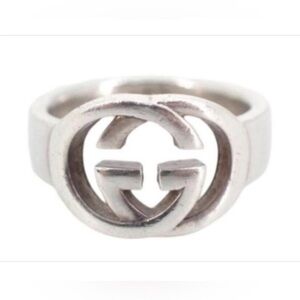 Gucci Interlocking G logo in 925 Sterling Silver